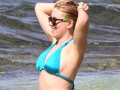 Scarlett Johansson na pla�y