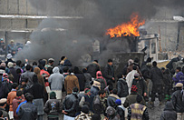 Burzliwy protest w Afganistanie 