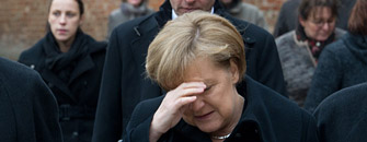 Zimny prysznic dla Merkel - kelner wyla� na ni� 5 piw!