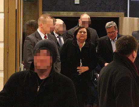 Komorowscy na randce w teatrze