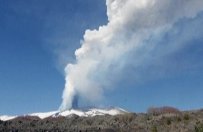 Wybuch wulkanu Etna - zobacz film