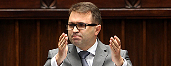 Skandaliczne zachowanie pos�a PiS - Olejnik tylko puka�a si� w czo�o