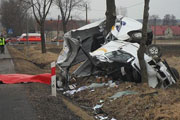 Tragedia na drodze - zgin�� m�ody kurier