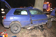 Tragedia na drodze - m�ody m�czyzna jecha� za szybko