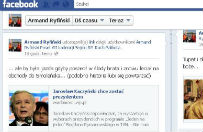 Bulwersuj�cy wpis Armanda Ryfi�skiego na Facebooku