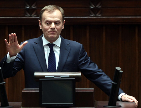 Tusk nie dostaje ju� prezent�w?