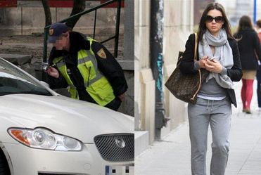 Kinga Rusin znowu dosta�a mandat za z�e parkowanie! FOTO