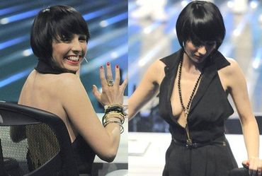 "X Factor": Tatiana Okupnik zachwyci�a dekoltem