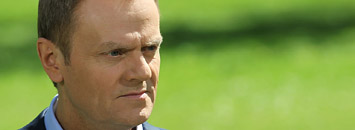 Tusk zach�ca Polak�w: Pierwszego maja...