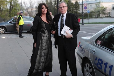 Alicja W�gorzewska w Pa�acu Prezydenckim