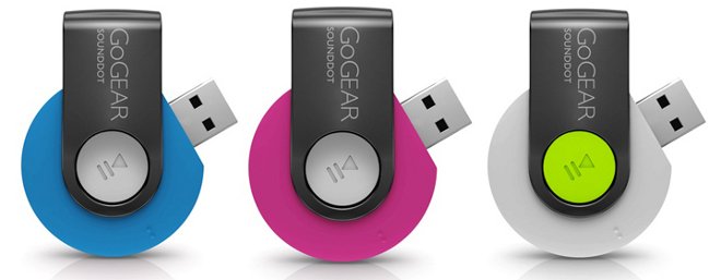 guide preview caress Kolorowe odtwarzacze Philips MP3 GoGEAR Sounddot