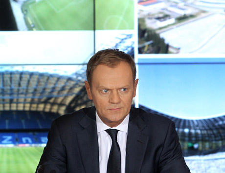 Tusk i Nowak ogl�dali autostrady. Z lotu...