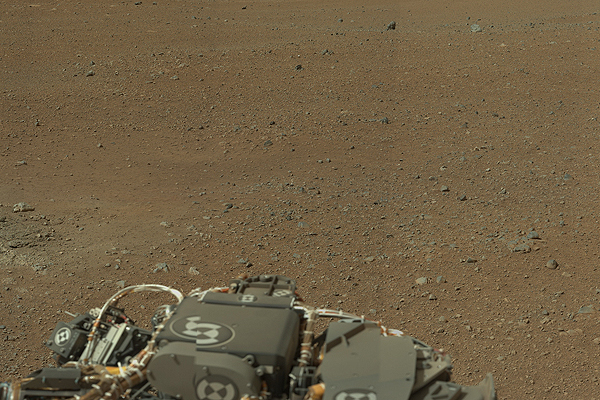 Zdjęcie wysokiej rozdzielczości z łazika Curiosity