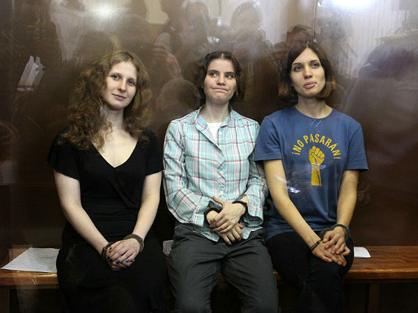 Skazane członkinie Pussy Riot