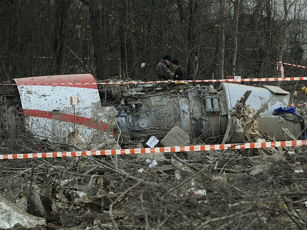 Wrak prezydenckiego Tu-154