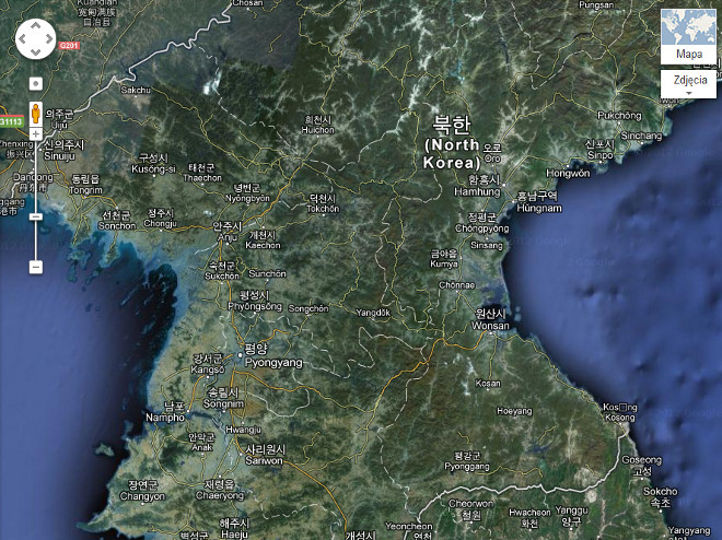 Korea Północna trafia na mapy Google - WP Tech