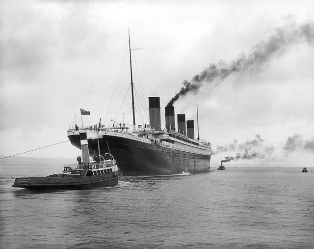 Titanic opuszcza Belfast