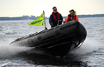 Akcja Greenpeace przeciw k�usownikom na Ba�tyku