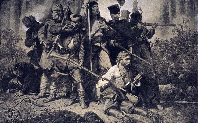 Reduta powstańców z 1863 i prehistoryczne sztylety