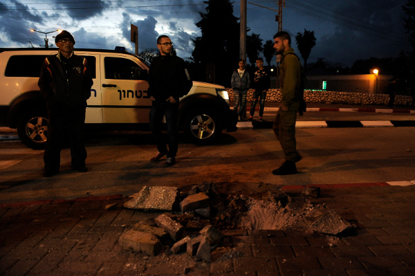 Zniszczenia po ostrzale, Sderot