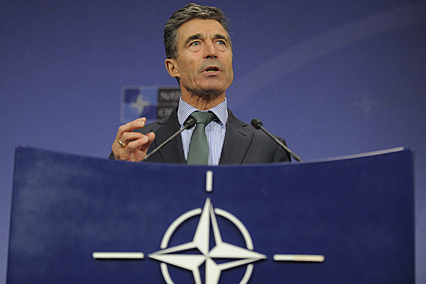 Sekretarz generalny NATO Anders Fogh Rasmussen