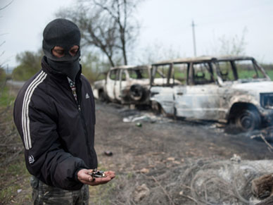 Strzelanina w Słowiańsku. Ukraina przyznaje: zginęły trzy osoby