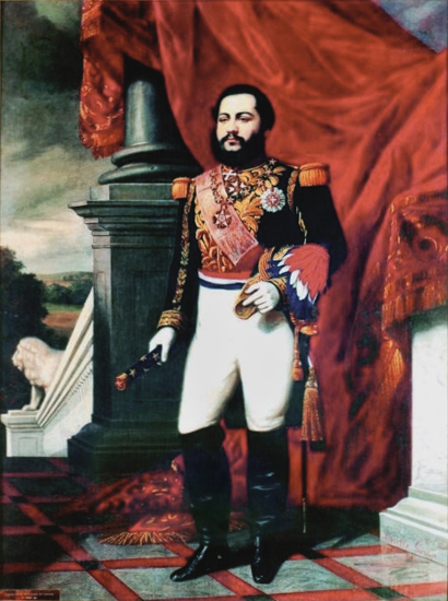 Portret Francisco Solano Lopeza z 1866 roku