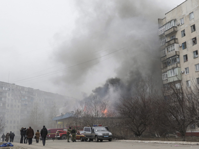 Trzy ataki separatystów na Mariupol. Jest wiele ofiar i rannych