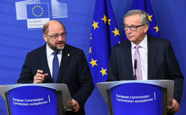 Martin Schulz i Jean-Claude Juncker