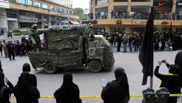 Parada Hezbollahu; Liban, październik 2015 r.