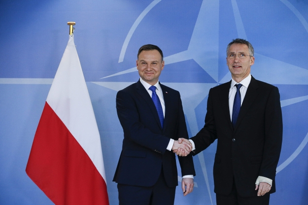 Andrzej Duda i Jens Stoltenberg