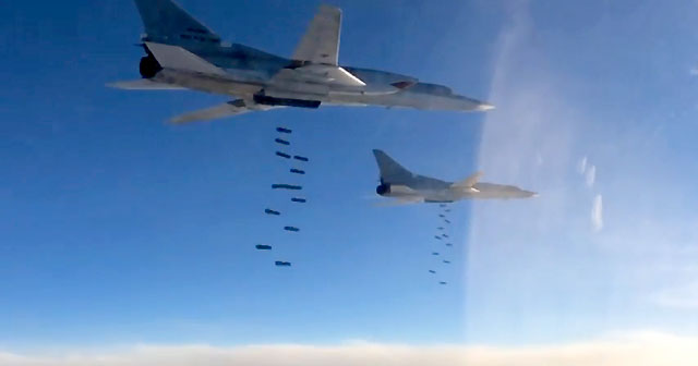 Rosyjski Tu-22M3 w akcji