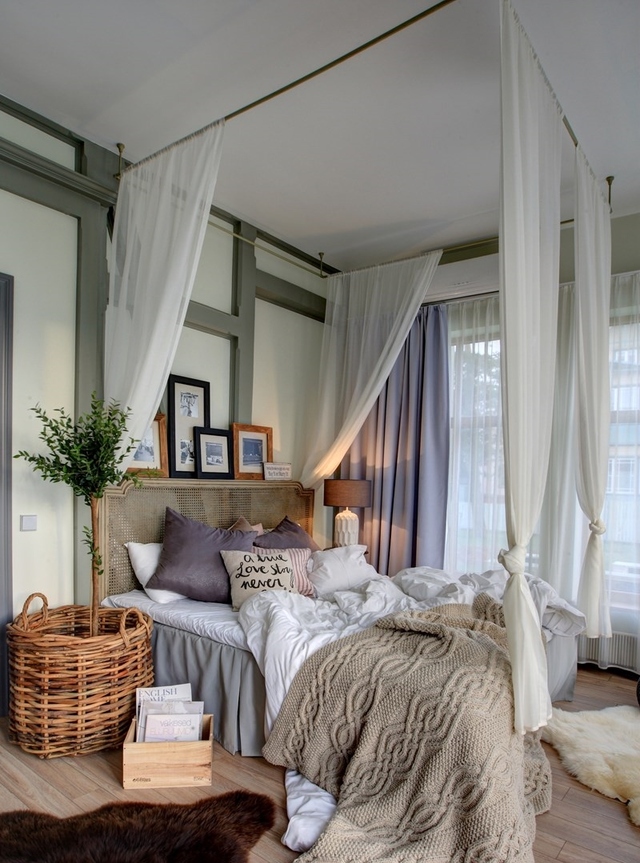 Łóżko z baldachimem czyli aranżacja sypialni otulonej snem wp dom