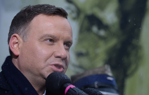 Prezydent Andrzej Duda podczas obchodów Narodowego Dnia Pamięci Żołnierzy Wyklętych