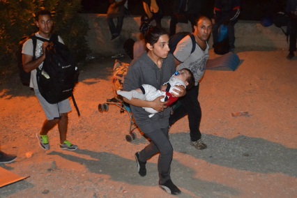 Wielki pożar obozu dla migrantów. Ewakuowano tysiące osób