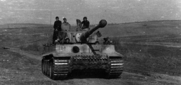 Załoga czołgu Tygrys z SS 