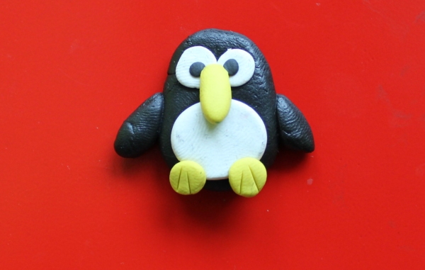 Pingwin z plasteliny Zrób to sam Dla Dzieci WP.PL