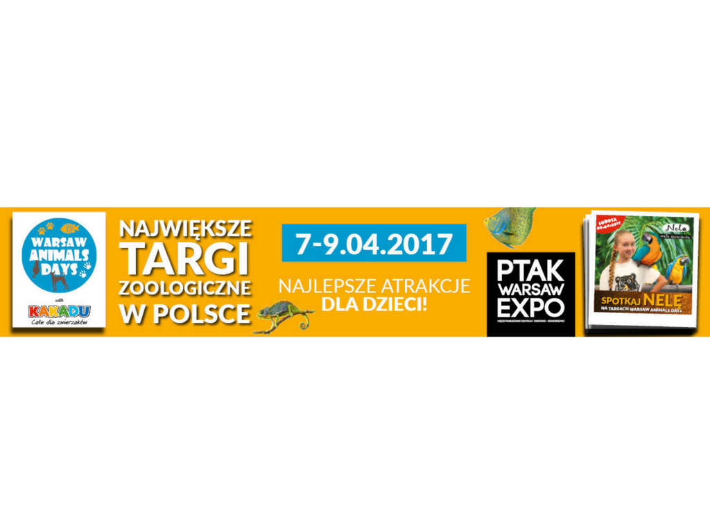 Warsaw Animals Days – impreza zoologiczna dla małych i dużych miłośników zwierząt