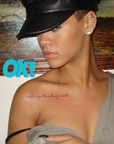 Rihanna illegally kaplan east coast tattoo supply star armband tattoos