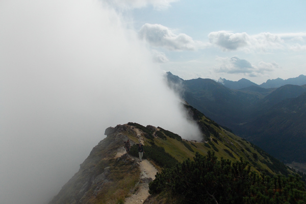 Szlak z Kasprowego Wierchu na Giewont